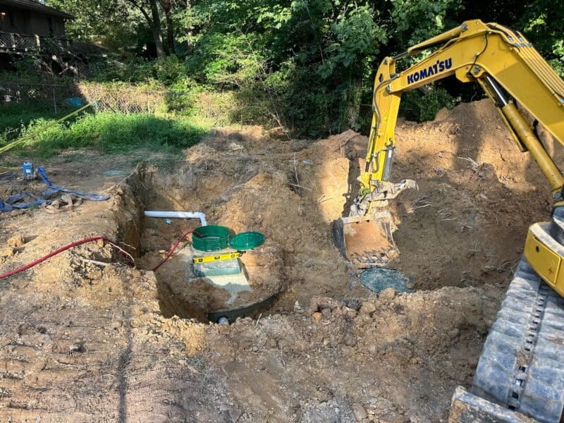 septic tank installation